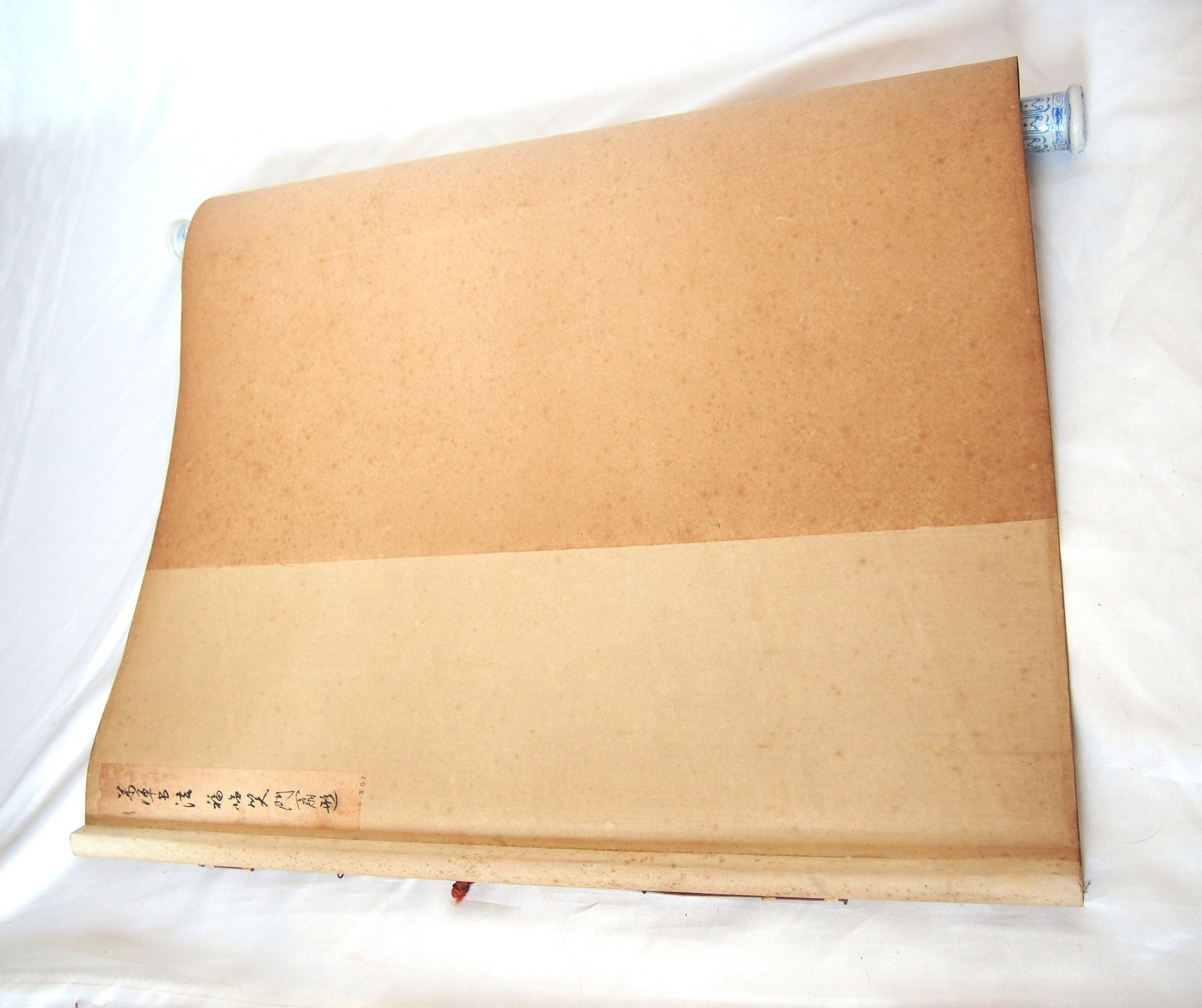 Vintage hanging scroll - Chinese calligraphy