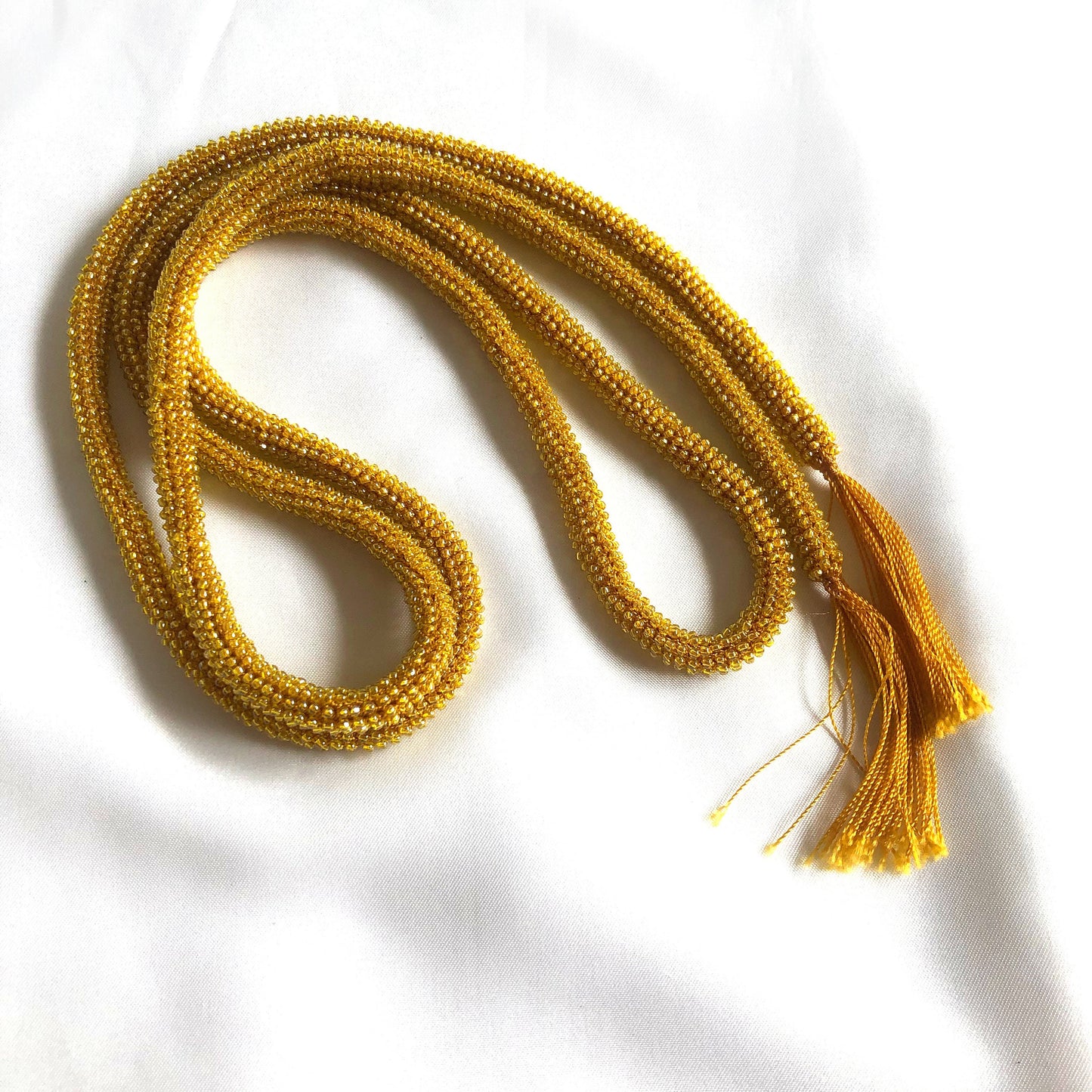 Beaded obijime - different colors available