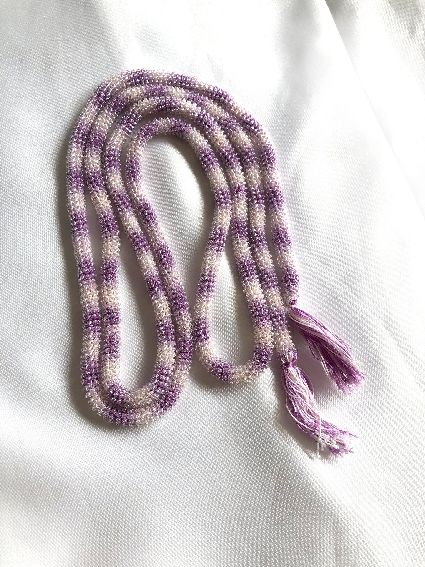 Beaded obijime - different colors available