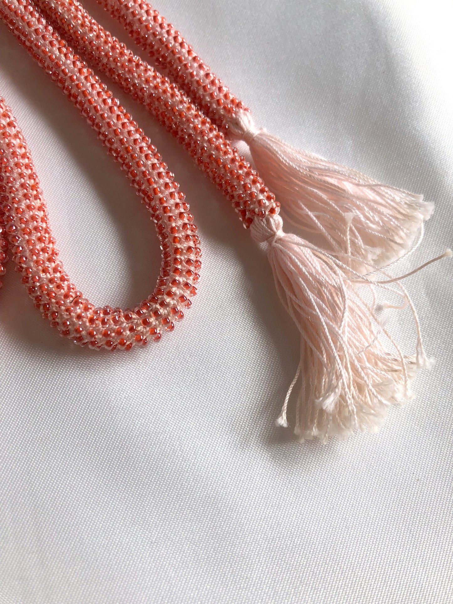 Beaded obijime - different colors available
