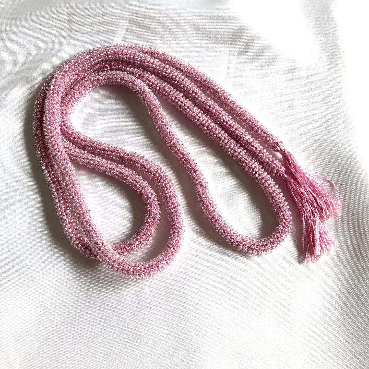 Beaded obijime - different colors available