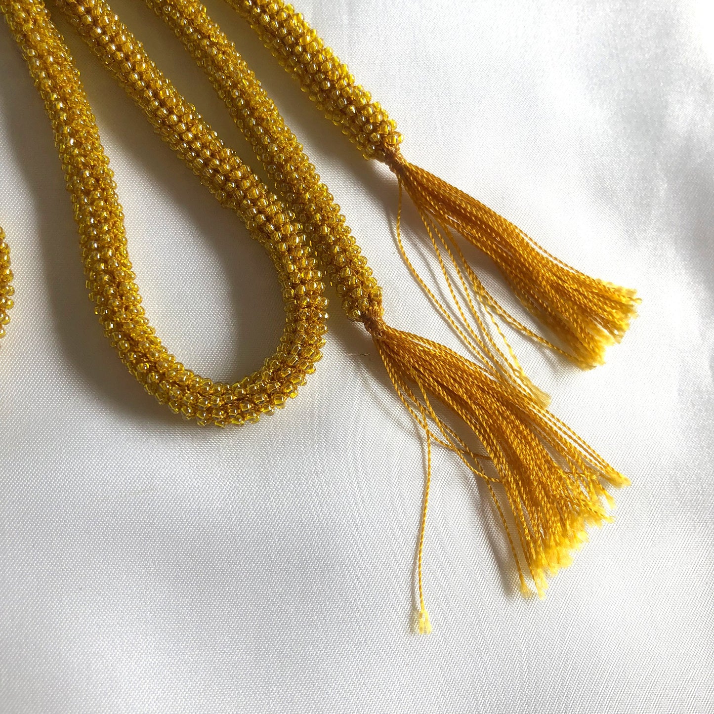 Beaded obijime - different colors available