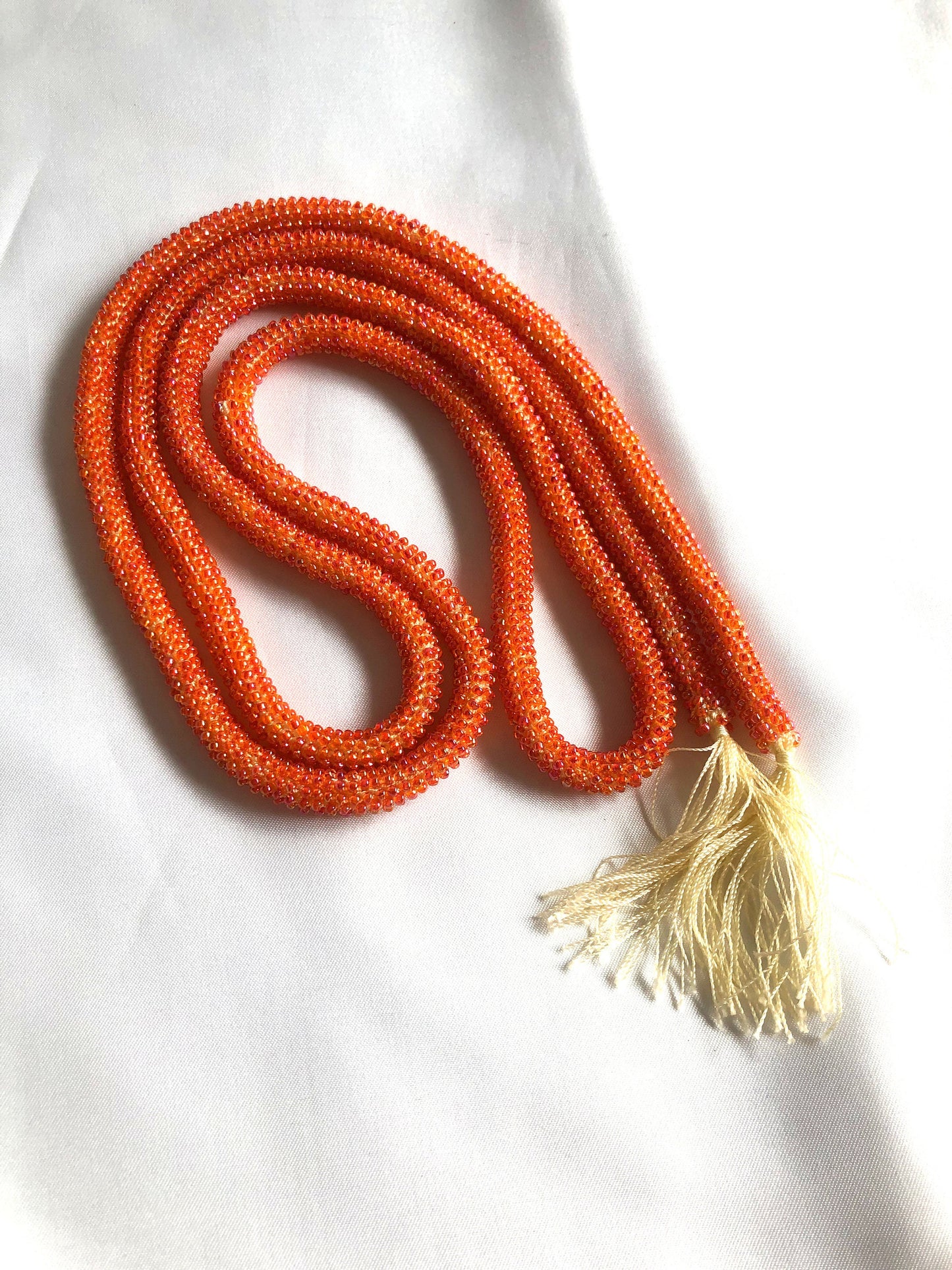 Beaded obijime - different colors available