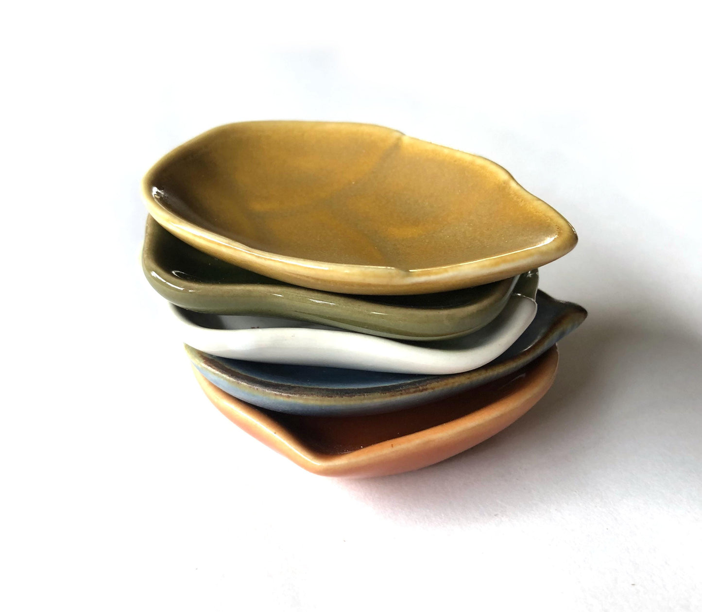 Miniature plates - Japanese die cut vegetables (set of 5)