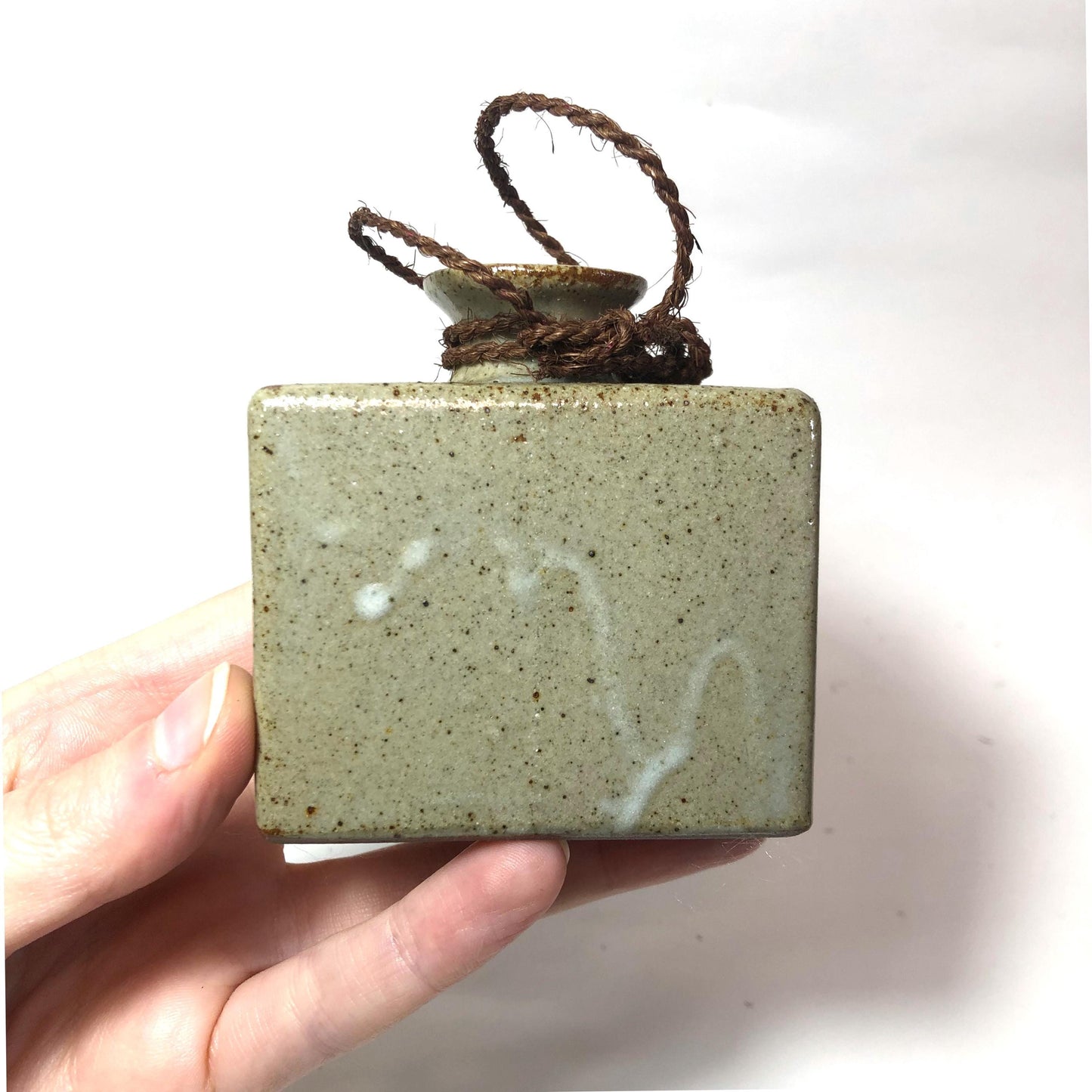 Japanese single bud vase - miniature hanging vase