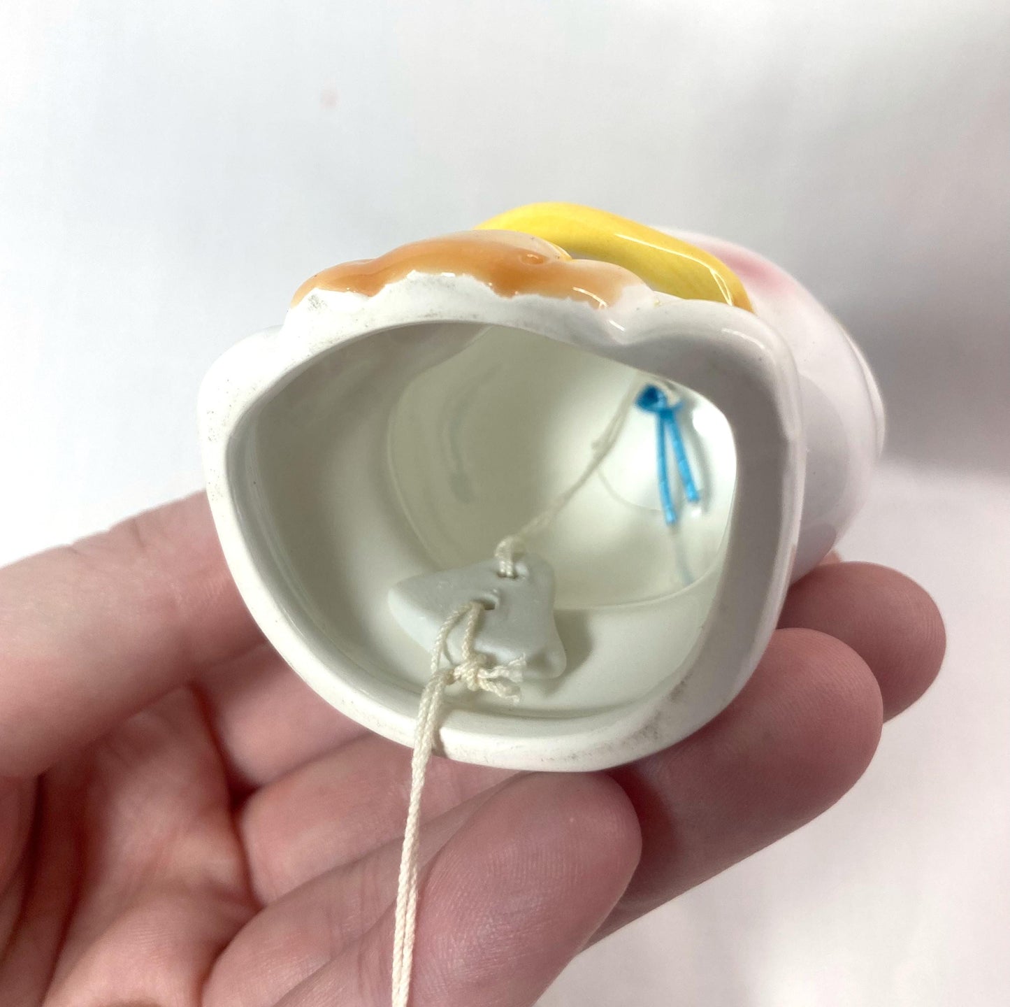 Ceramic Duck Wind Chime Fuurin: Japanese 80s Comic Style