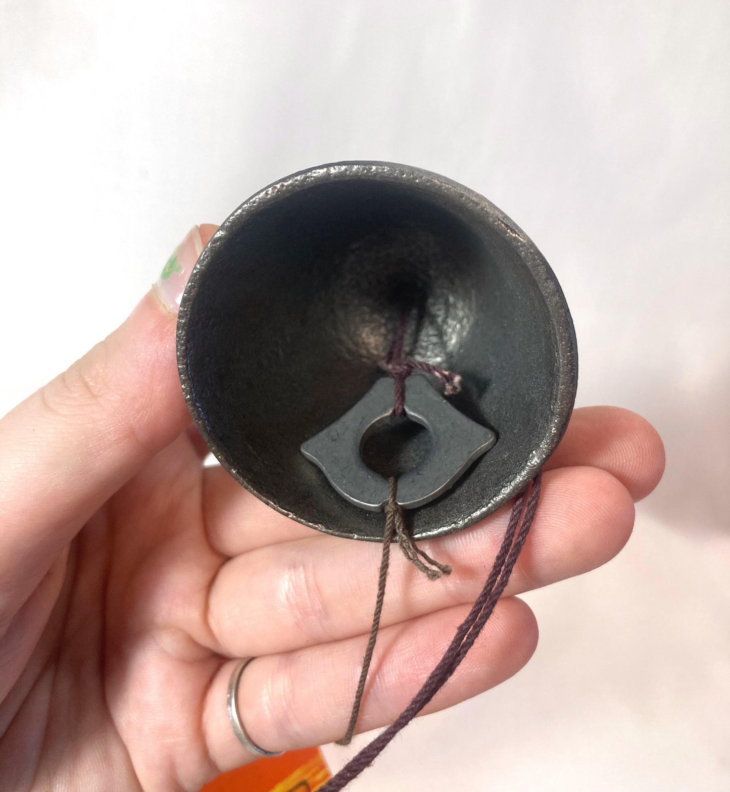 Cast iron wind chime (fuurin) - simple house