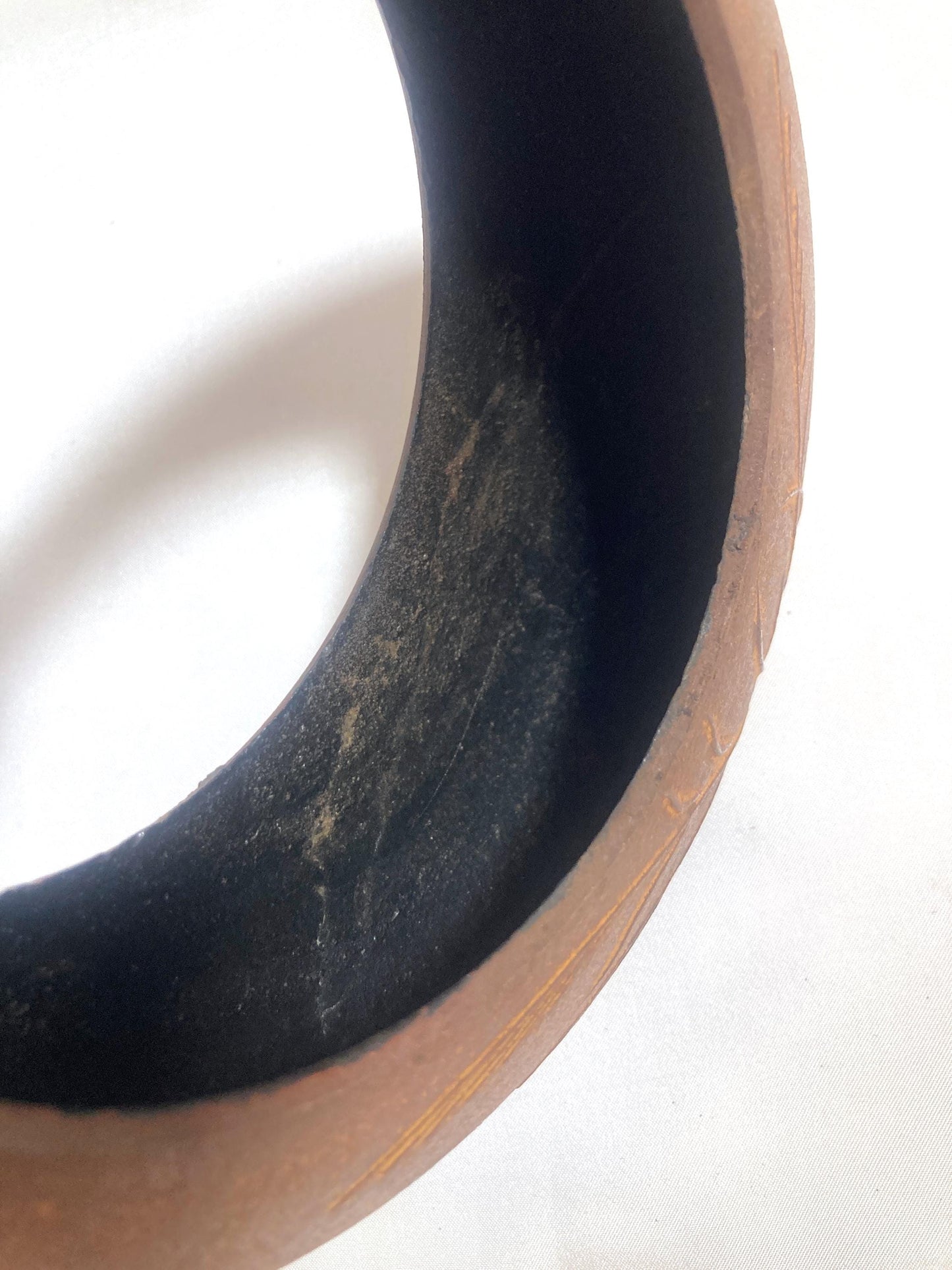 Hanging ikebana vase - monkey reaching for a moon (full moon - M size)