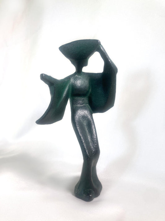 Japanese metal cast figurine - Awa-odori dancer (different available)