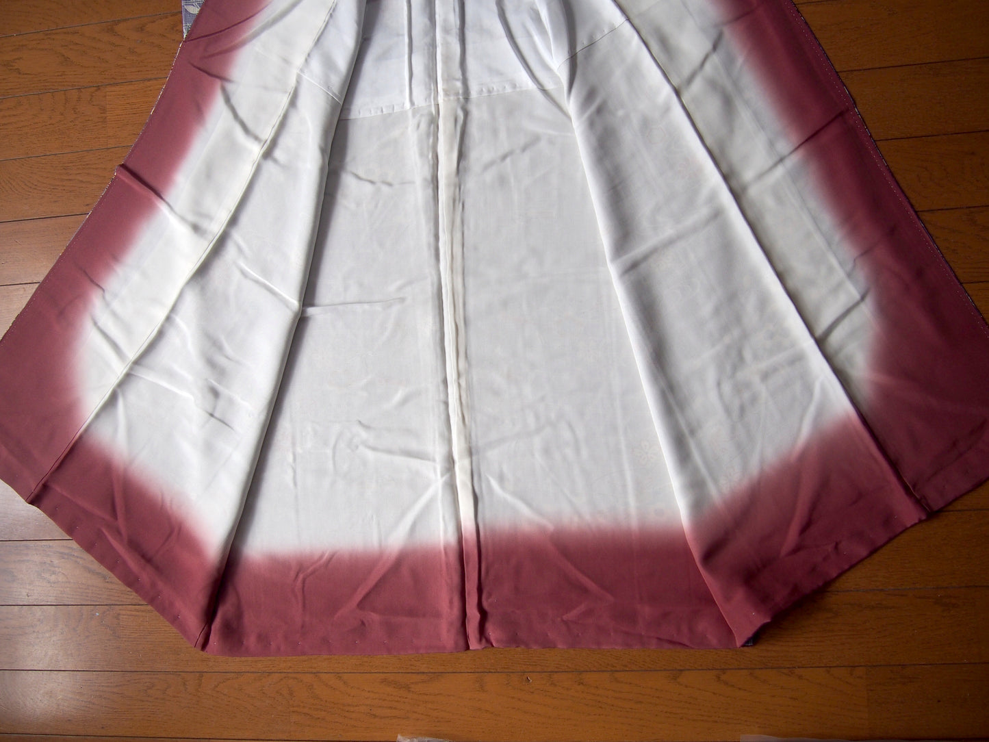 Purple Kimono – flowers and geometric patterns