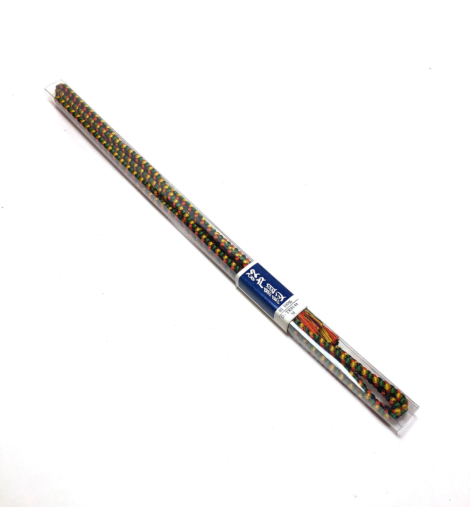 Vivid colorful silk obijime - thin belt with tassels