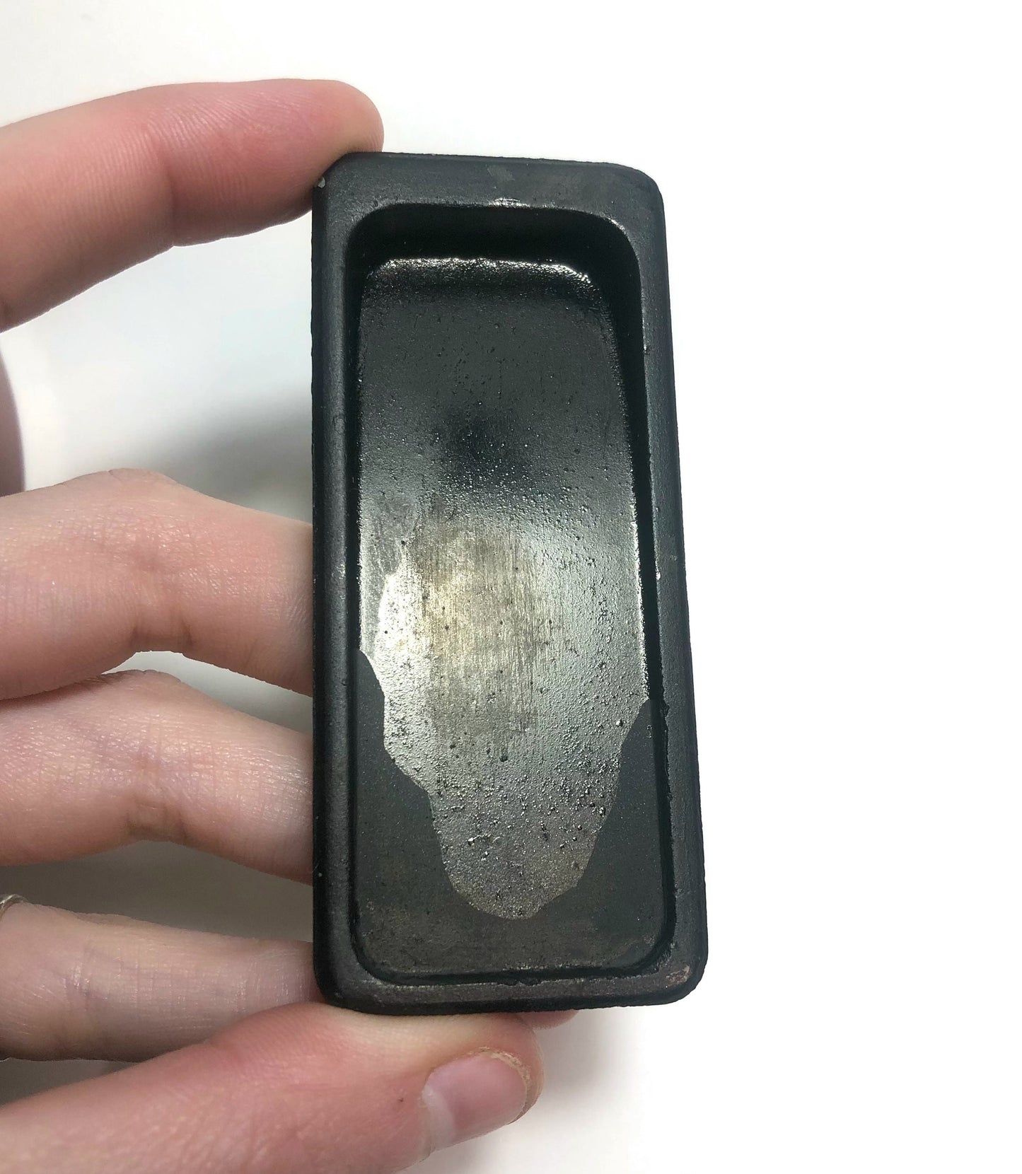 Portable Japanese calligraphy set - red and golden fern