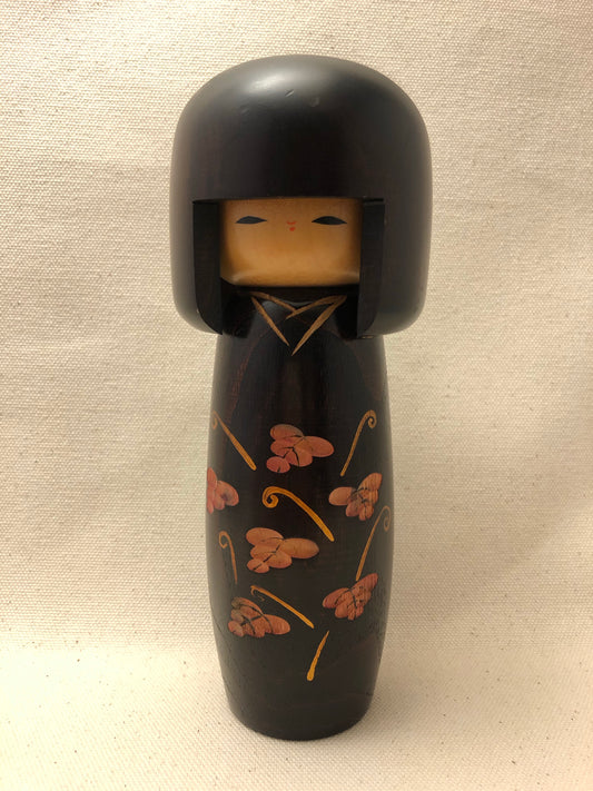 Wooden Kokeshi Doll by Usaburo