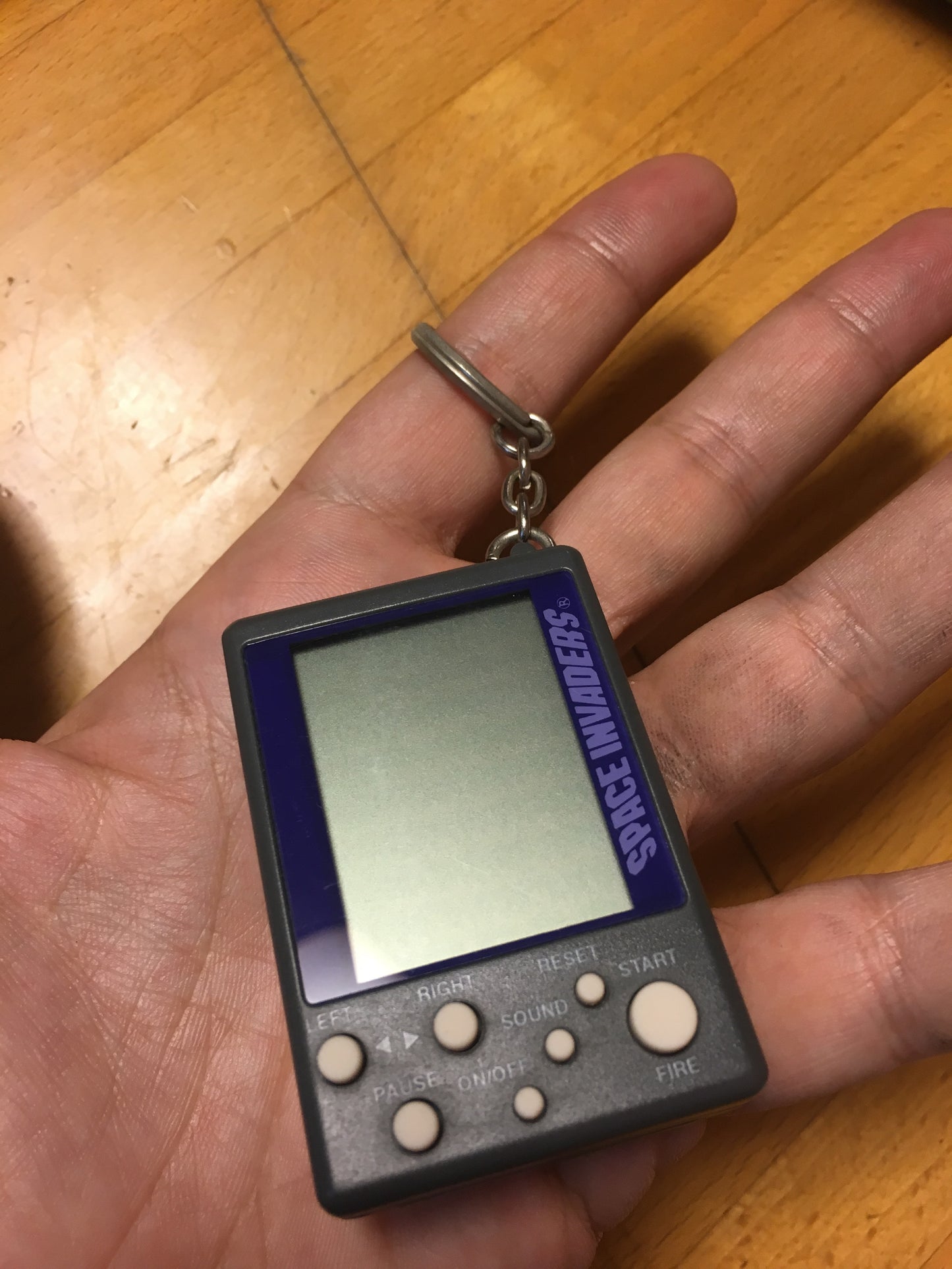 Space Invaders mini pocketable electronic game