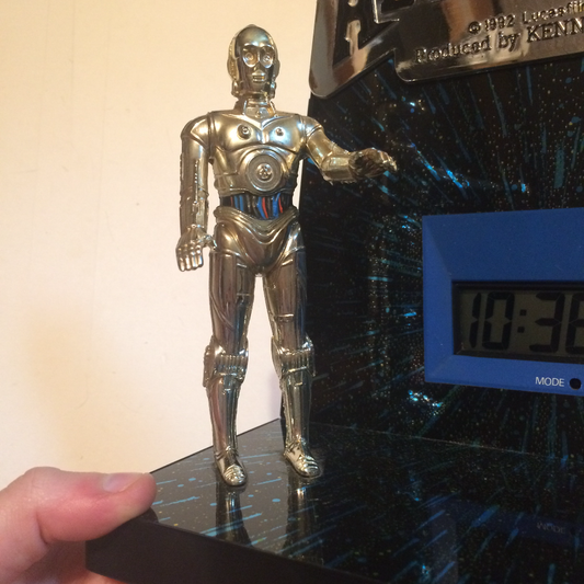 Lucas Super Live Adventure Promotional Clock RARE 1992 Star Wars