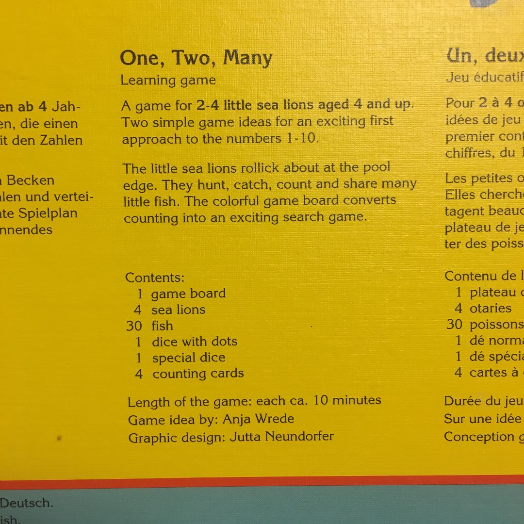 One, Two, Many (Eins, Vier, Viele)