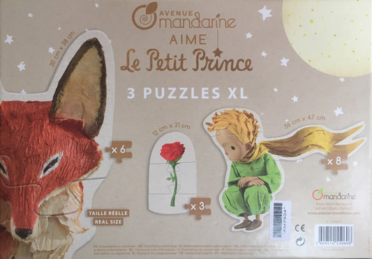 The Little Prince 3 Puzzles (large pieces)