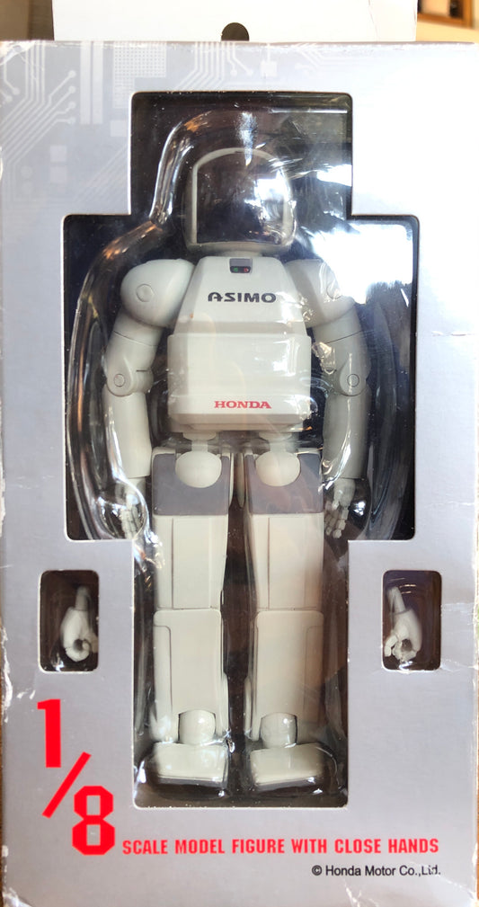 ASIMO 1/8 Scale Model ROBOT FIGURE WITH ADDITIONAL CLOSED HANDS SET by HONDA