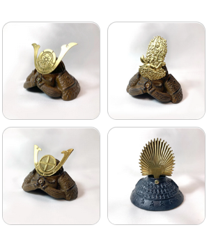 Cast Iron Paperweight – samurai helmet (different types available – 2nd series)