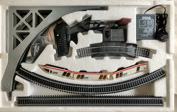 Taito Future Planet Gamma Train - Vintage Japan Sci-Fi Train Model Set Complete