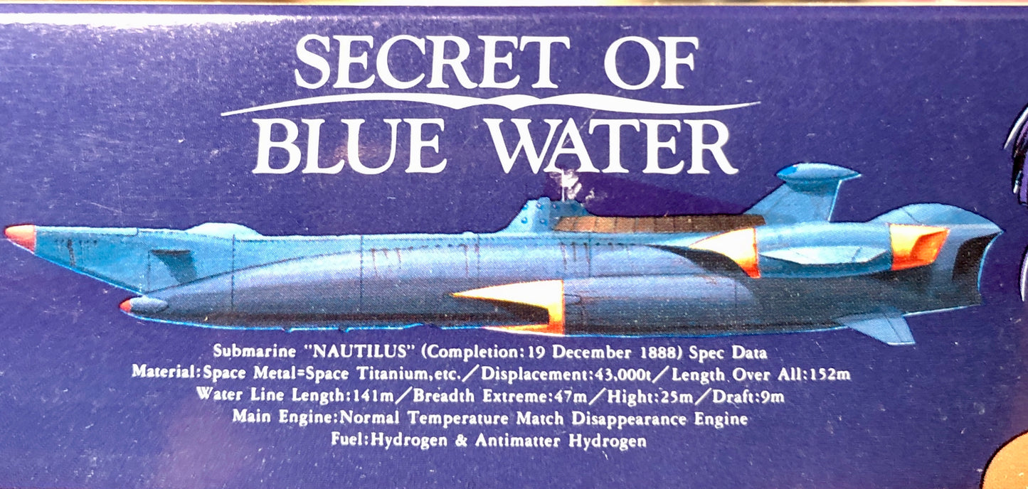 Secret of Blue Water — Nautilus Plastic Model with Nadia Figurine NEW