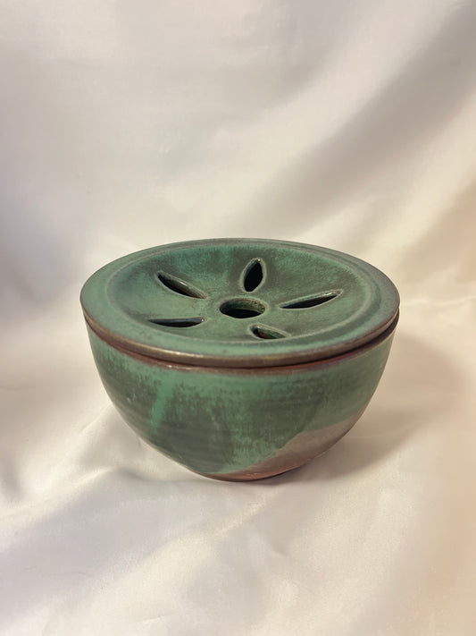 Glazed Ceramic Incense Burner / Water Container for Tea Ceremony