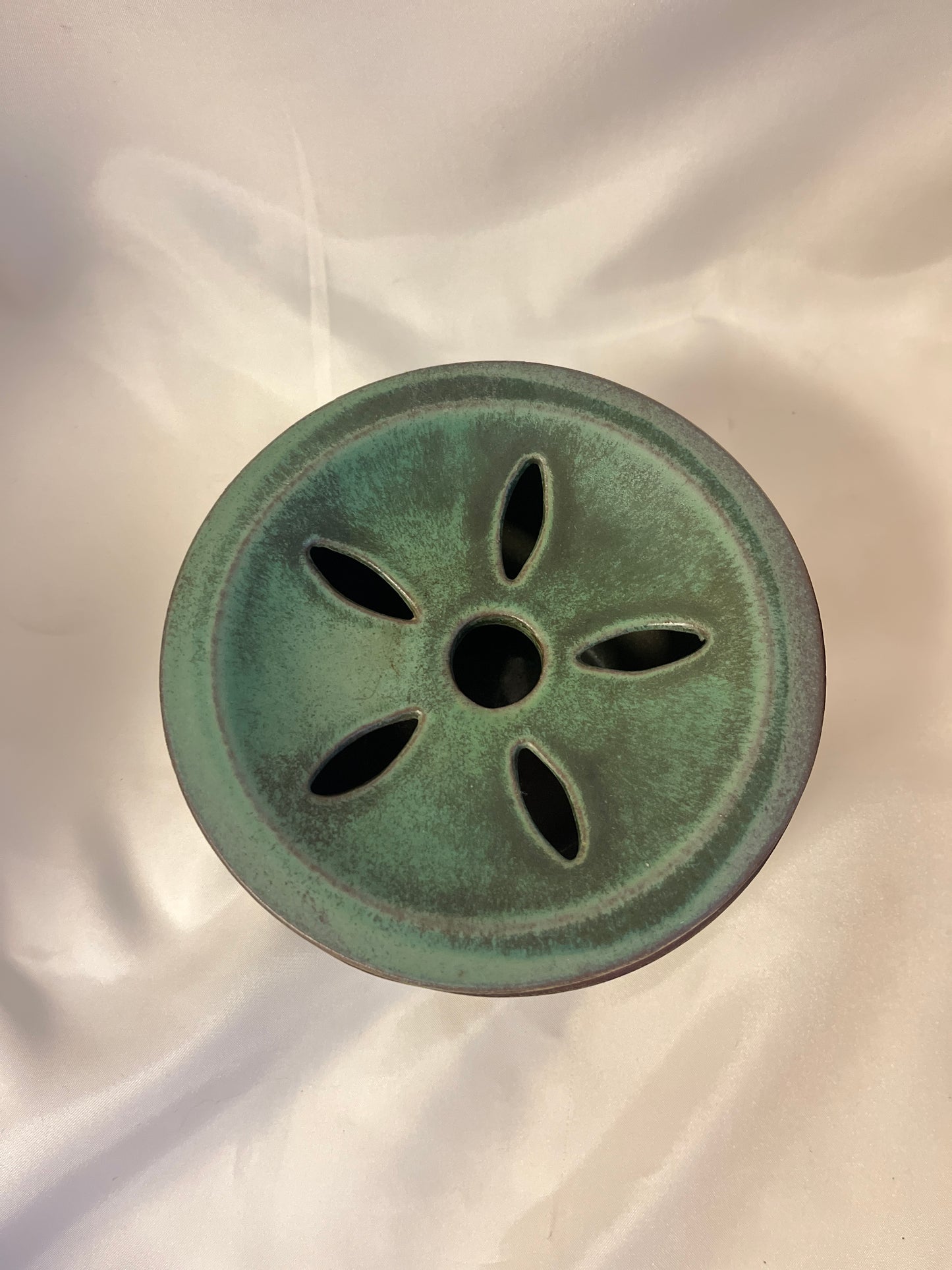 Glazed ceramic Japanese pottery for tea ceremony