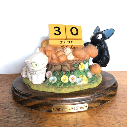 Studio Ghibli Kiki's Delivery Service Perpetual Calendar Jiji Ceramic No Box