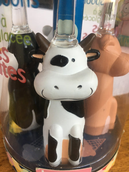 Set of 4 - Jolies Cute Brutes Ice Cream Spoons ~ Cow Polar Bear Pig Penguin ☆