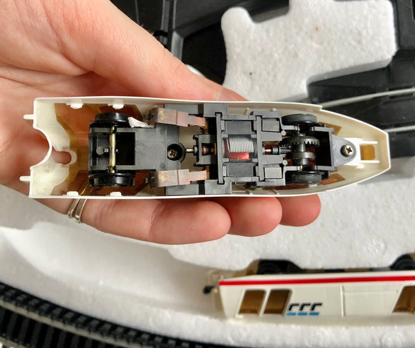 Taito Future Planet Gamma Train - Vintage Japan Sci-Fi Train Model Set Complete