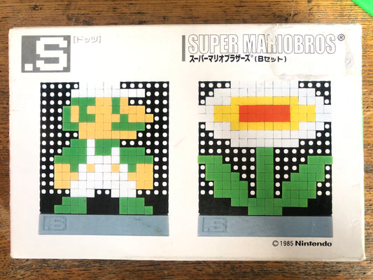 .S Dots Super Mario B Set LUIGI an FLOWER   Preowned