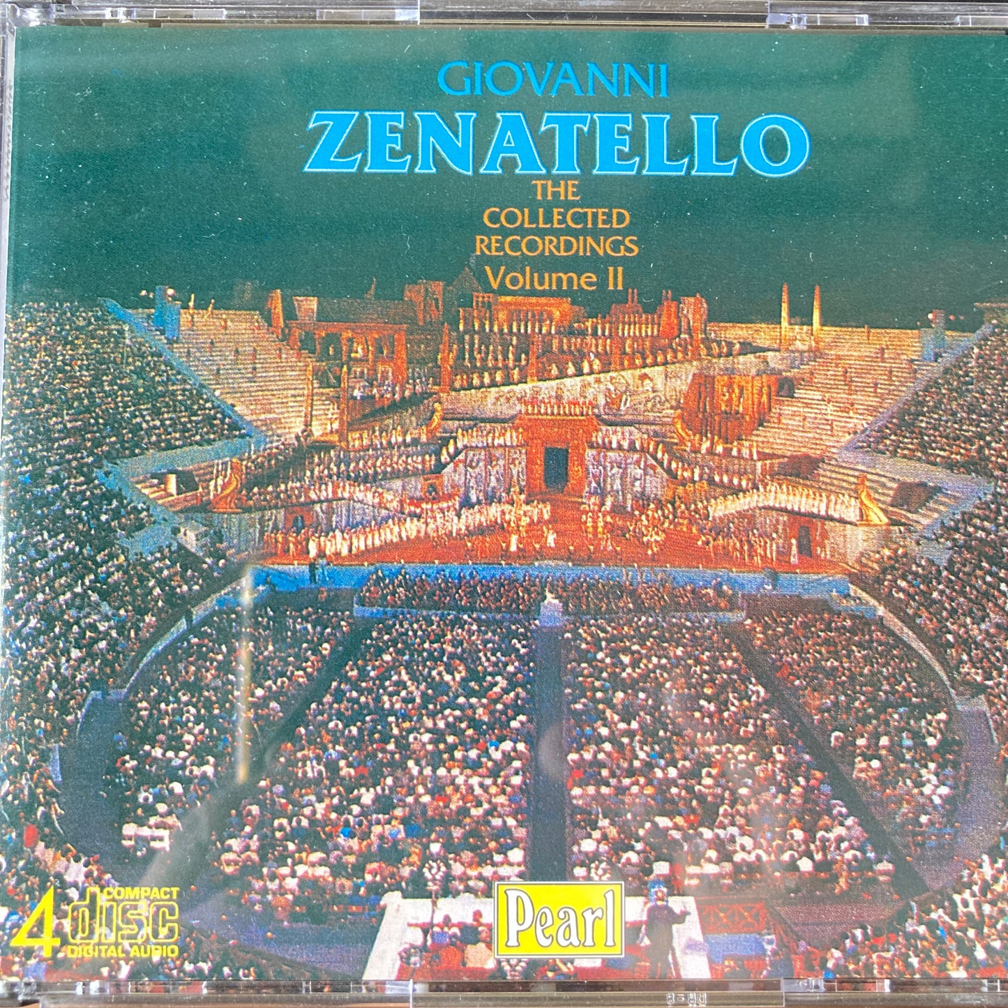 Giovanni Zenatello: The Collected Recordings, Vol. II (CD, 1994, 4 Discs, Pearl)