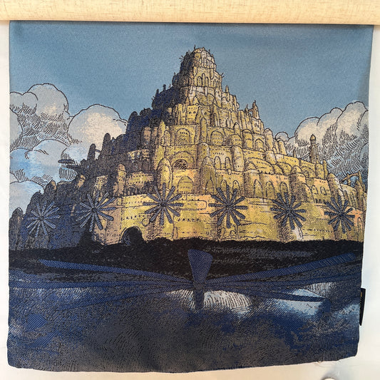 Laputa Castle in the Sky – gobelin cushion cover