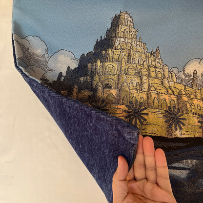 Laputa Castle in the Sky – gobelin cushion cover