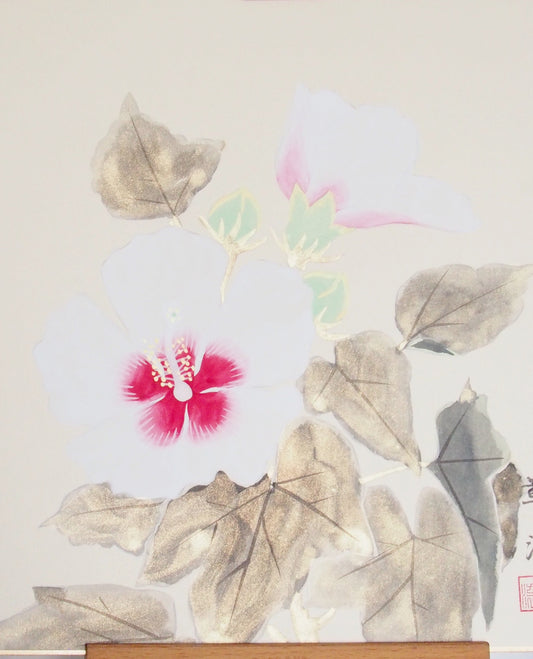 Shikishi- decorative graphics and paintings on a square board