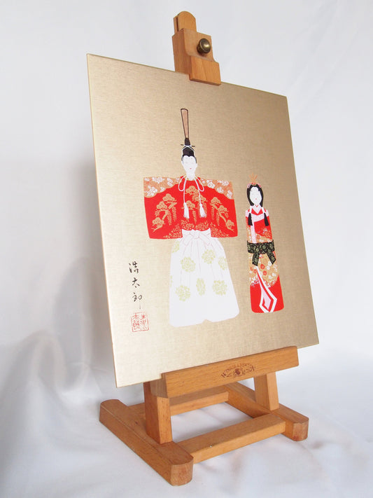 Shikishi- decorative graphics and paintings on a square board