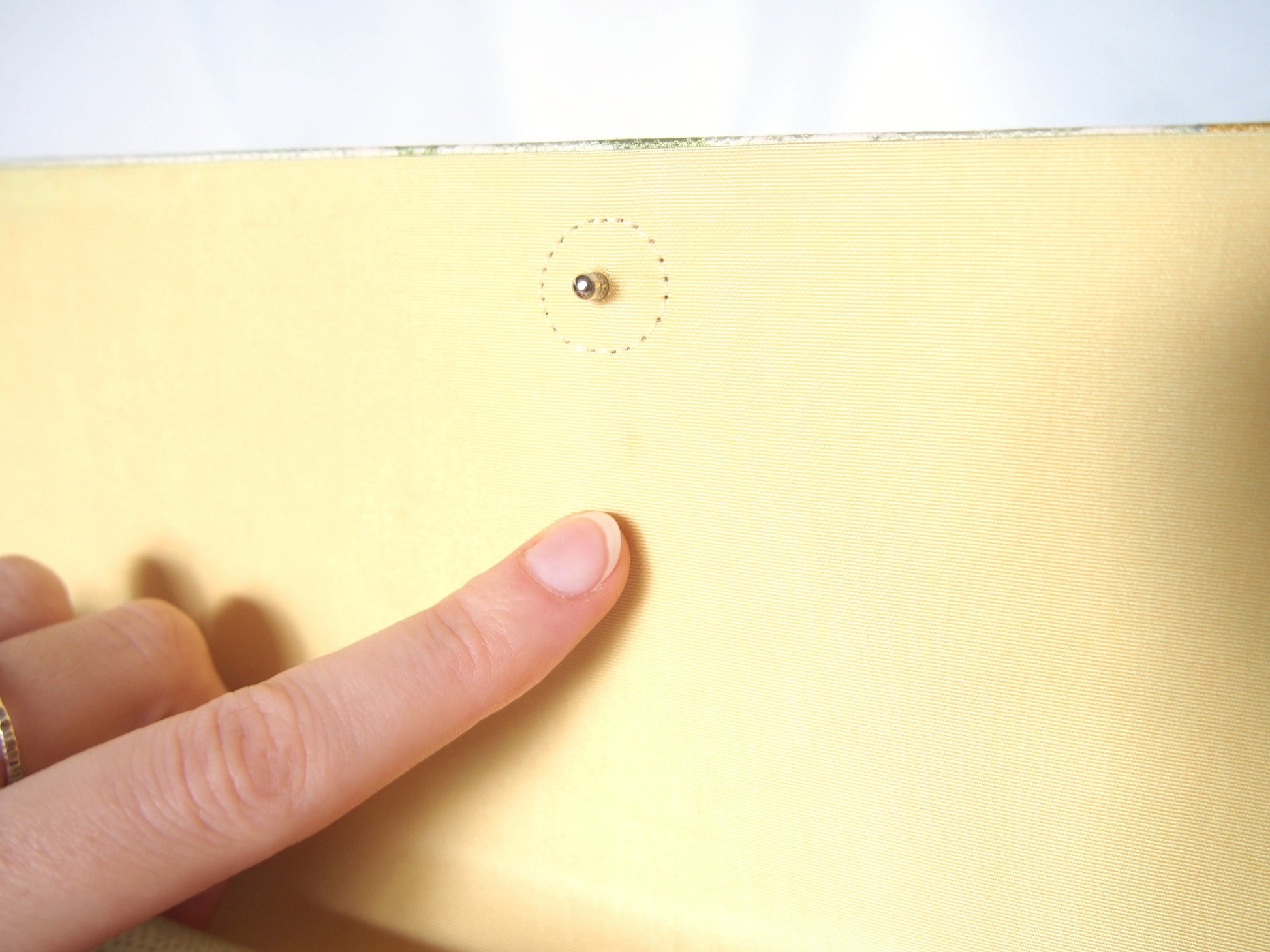 Vintage kimono clutch handbag - deep purple with handfan pattern