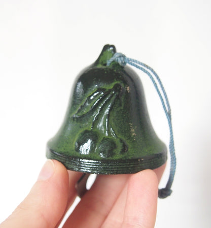 Cast iron wind chime (fuurin) - bell with cherry pattern