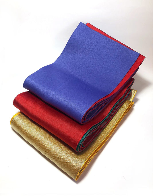 Simple Japanese Reversible Hanhaba Obi – different colors available