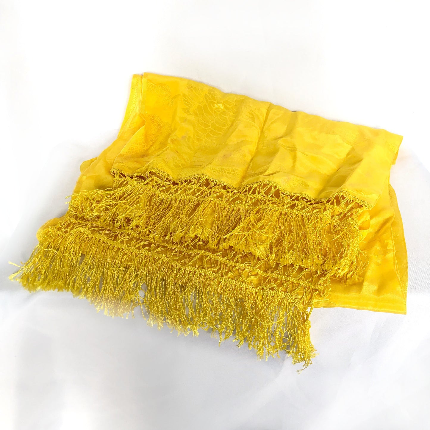 Instant vintage obi set - festive ribbon tie in gold and red, set of sashes, and hair accessories