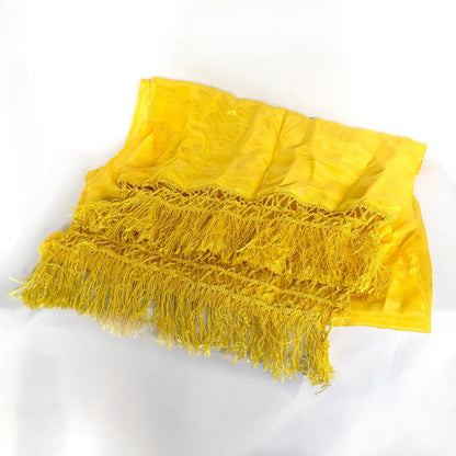 Instant vintage obi set - festive ribbon tie in gold and red, set of sashes, and hair accessories