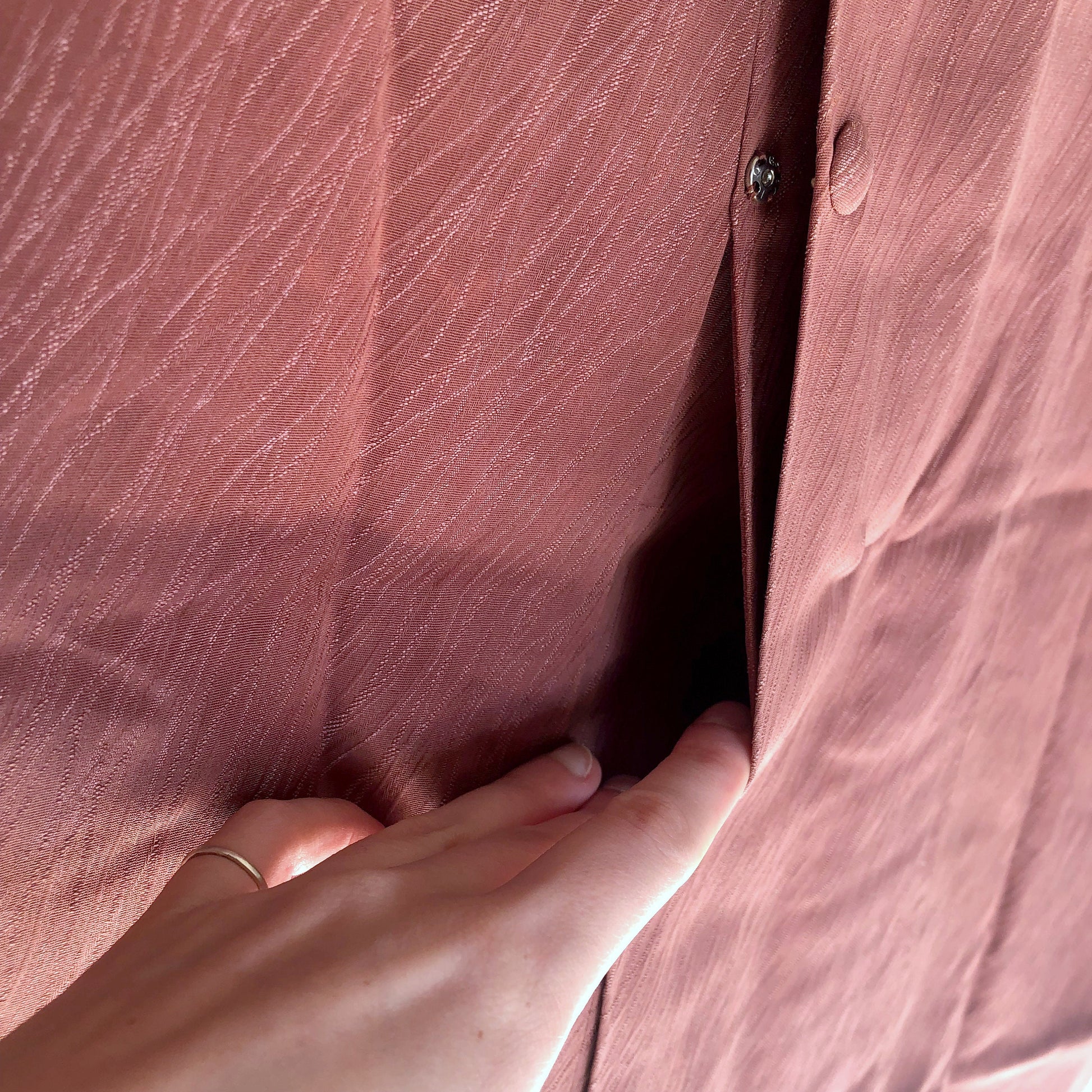 Traditional Japanese kimono coat - casual mauve taupe michiyuki