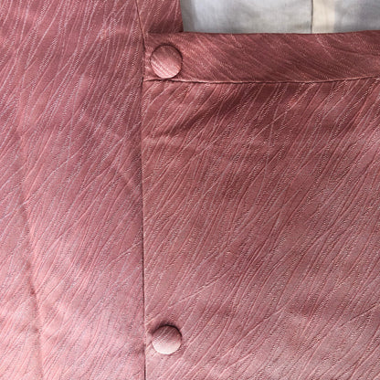 Traditional Japanese kimono coat - casual mauve taupe michiyuki