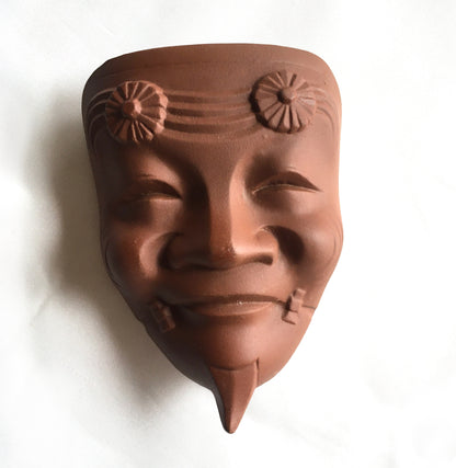 Miniature Japanese clay masks - noh theather - different types available