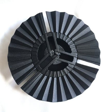 Big Japanese iron cast ashtray - three fans