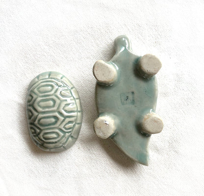 Miniature incense dish / trinket box - ancient turtle