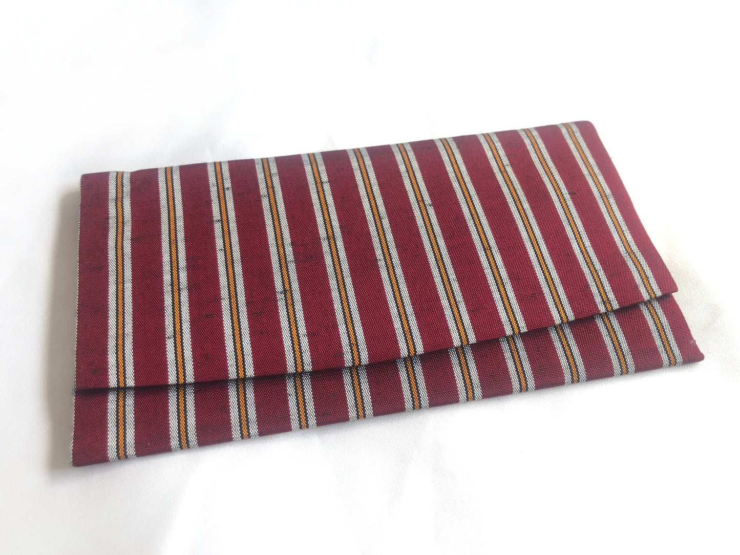 Vintage Japanese slim wallet - striped (different colors available)