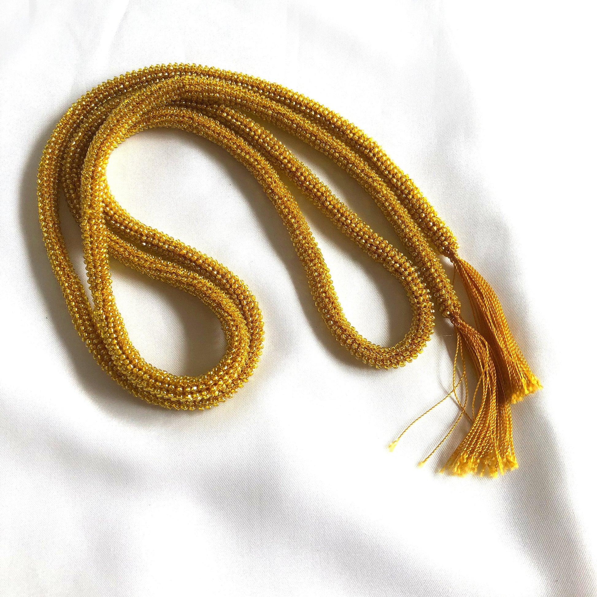 Beaded obijime - different colors available