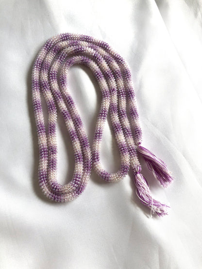 Beaded obijime - different colors available