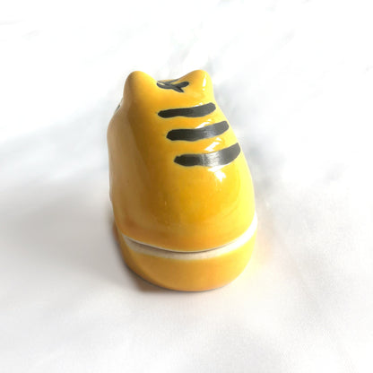 Miniature incense dish / trinket box - cute tiger